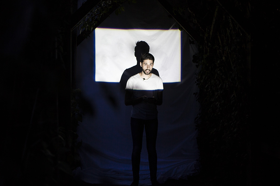 Performance, Un col de chemise bleue, Gilles Sage, Baleapop, Audrey Teichmann, Saint-Jean-de-Luz