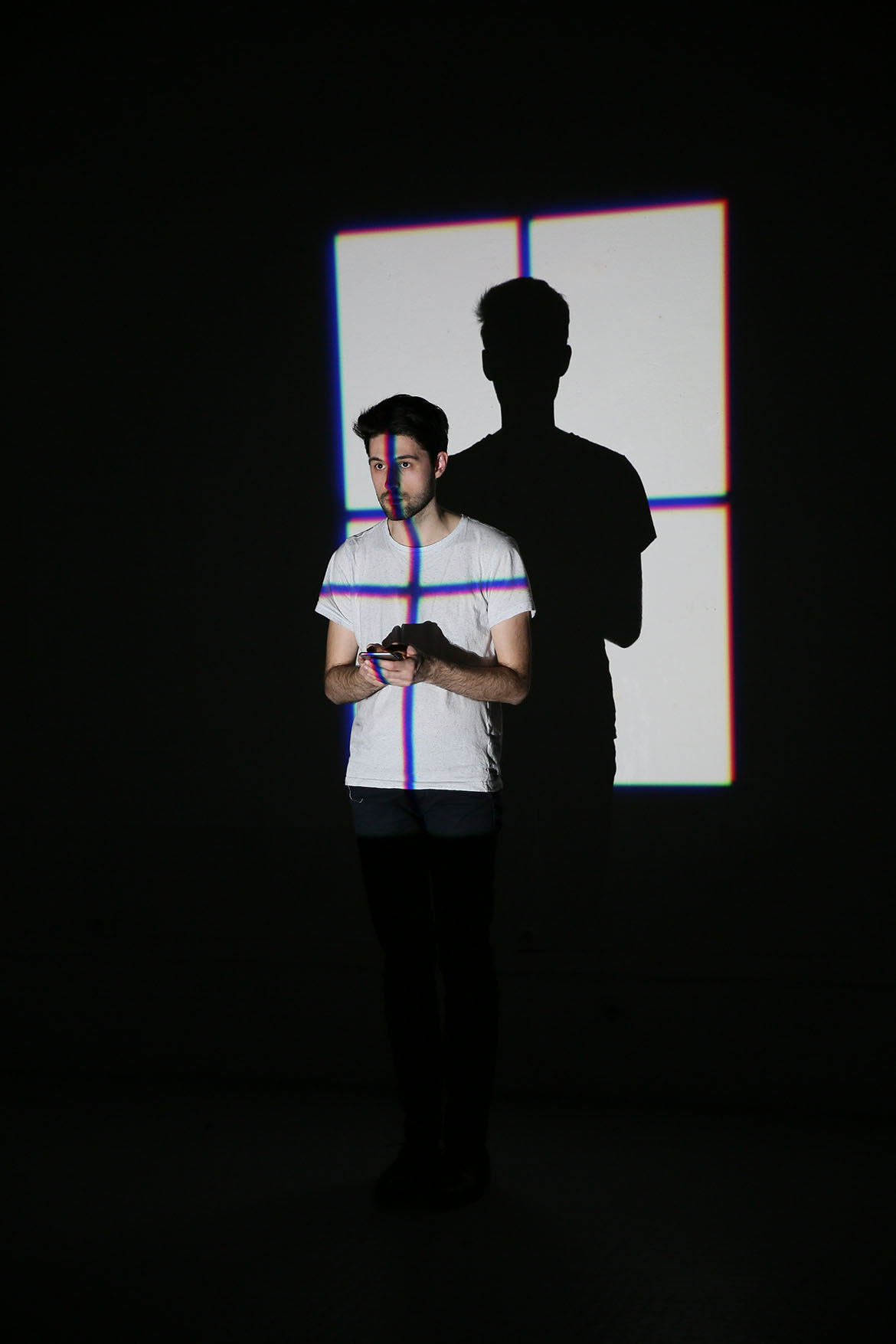 Performance, Un col de chemise bleue, Gilles Sage