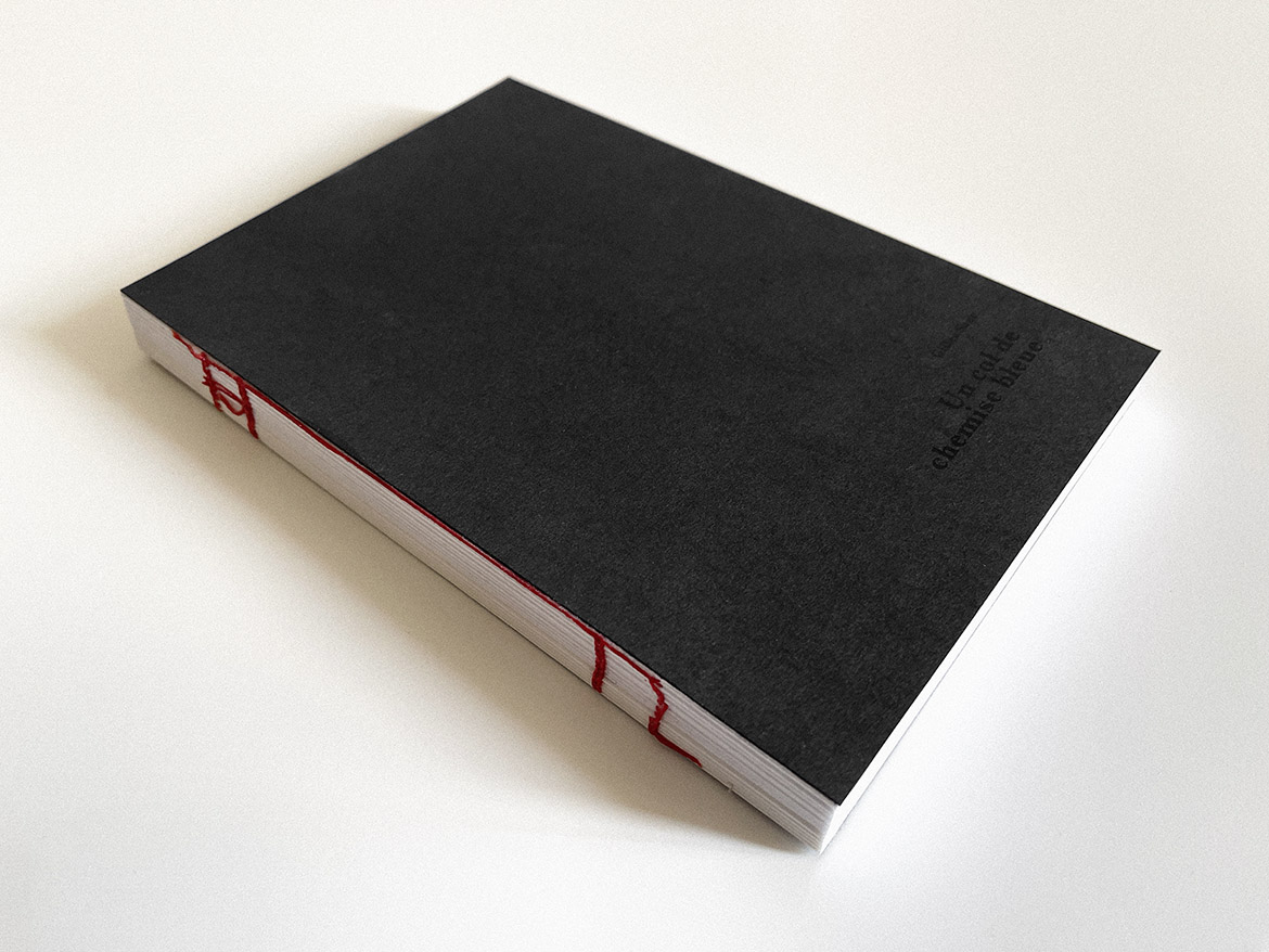 Fragments, publication, Un col de chemise bleue, Gilles Sage