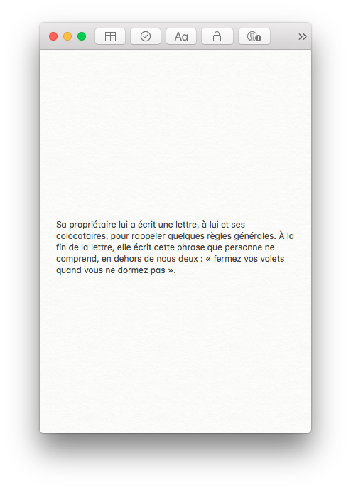 Fragments, Un col de chemise bleue, Gilles Sage