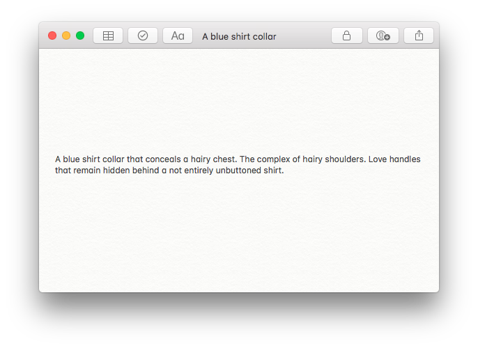 Fragments, A Blue Shirt Collar, Gilles Sage