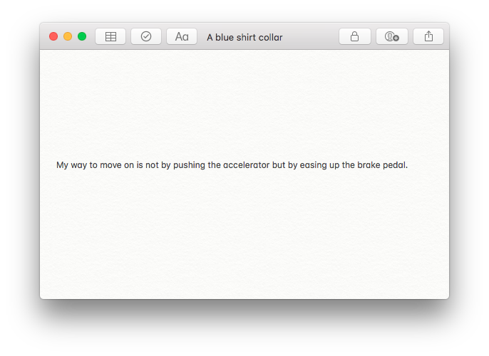 Fragments, A Blue Shirt Collar, Gilles Sage