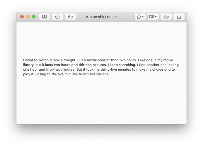 Fragments, A Blue Shirt Collar, Gilles Sage